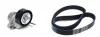 Комплект ременя генератора Citroen C2/C3/C4/Peugeot 207/307 1.1-1.6 02- (6PK1053) Gates K036PK1053 (фото 2)