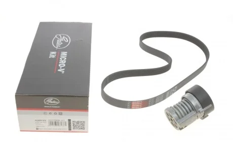 Комплект ремня генератора Audi A2/Seat Ibiza/Skoda Fabia/VW Golf/Polo 1.4/1.6/1.6FSI 97-15 (6PK1078) Gates K036PK1078