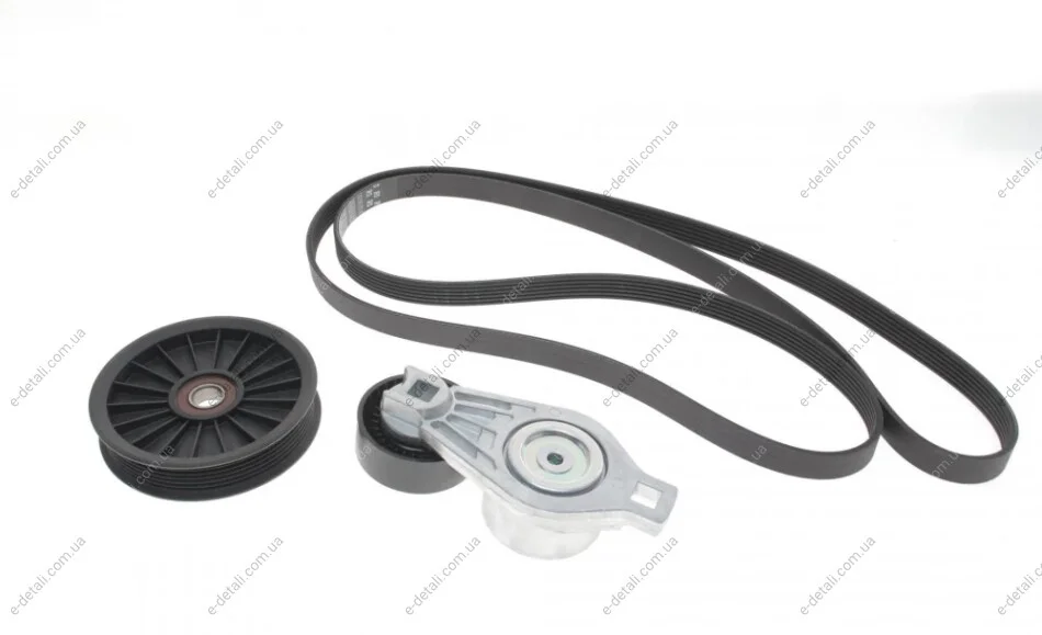 Комплект ремня генератора Jeep Wrangler II 2.4 02-07 (6PK2145) Gates K036PK2145 (фото 1)