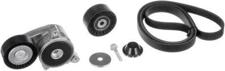 GATES JEEP К-кт ГРМ (ролик+ролик з натяжним пристроєм+ ремінь) COMPASS (MK49) 2.0 CRD 06-, MITSUBISHI OUTLANDER II (CW_W) 2.0 DI-D (CW8W) 07-12 Gates K086PK1718