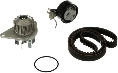 Роликовый модуль натяжителя ремня (ролик, ремень, насос) Gates KP15574XS