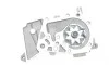 Комплект ГРМ + помпа Renault Kangoo/Logan I/Dacia Dokker 1.4/1.6 04- (17.3x96z) Gates KP15662XS (фото 5)