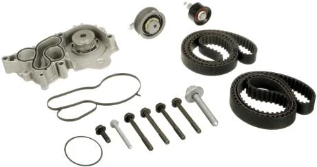 Комплект ГРМ, пас+ролик+помпа Gates KP65680XS