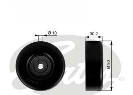 Ролики натяжители привода вспомогательных агрегатов (Выр-во) Gates T38042