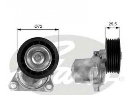 Натяжитель поликлинового ремня Gates T38408