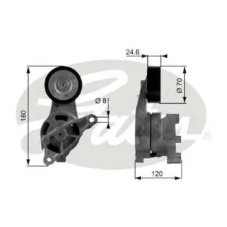 Натяжник ременя генератора VW 1.9/2.0TDI Gates T38438