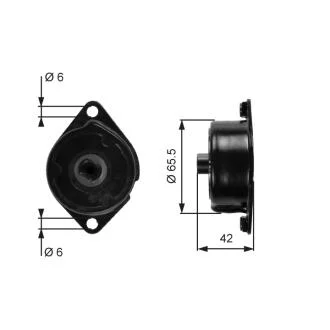 (7808-21490) Механізм натягу ременя GATES DRIVEALIGN MV TENS Gates T39090