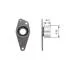 GATES RENAULT Натяжной ролик Clio 1,7/1,9D/ Laguna 1,8-2,0/R9/11/19/21, Trafic, Volvo Gates T42088