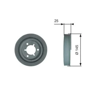 Шків Gates TVD1056