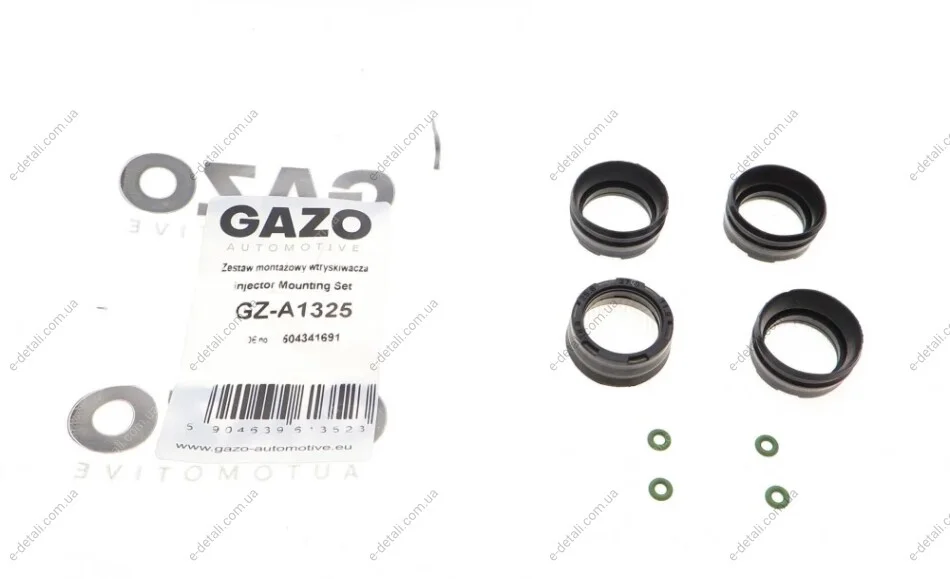 Прокладки форсунки (к-кт) Citroen Jumper/Peugeot Boxer 3.0 HDi 10- GAZO GZ-A1325 (фото 1)