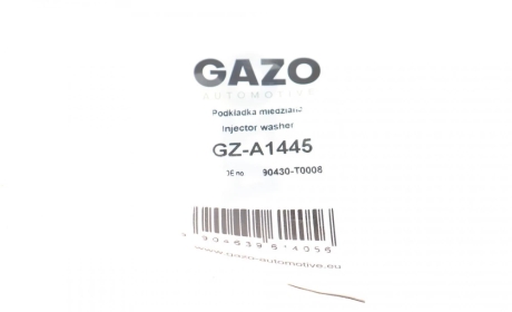 Уплотняющее кольцо GAZO GZ-A1445