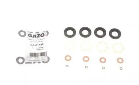 Ремкомплект форсунки Fiat Scudo 1.6 D Multijet 07-16 (к-кт на 4 шт) GAZO GZ-A1458