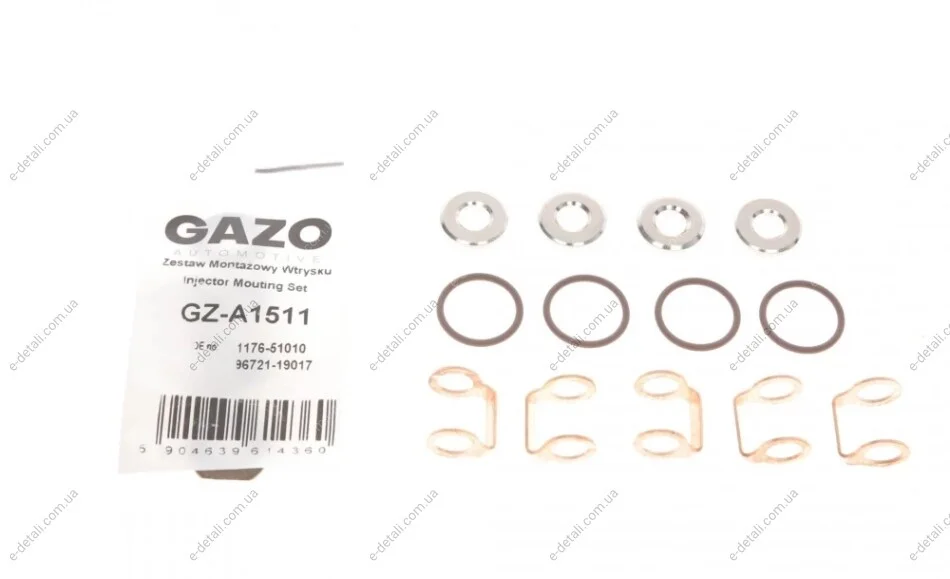 Ремкомплект форсунки Toyota Rav 4 2.2 D 06-13 (к-кт на 4 шт) GAZO GZ-A1511 (фото 1)