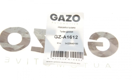 Уплотняющее кольцо GAZO GZ-A1612