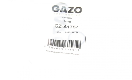 Уплотняющее кольцо GAZO GZ-A1757 (фото 1)