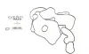 Прокладка радиатора масляного Land Rover/Range Rover III 3.6 D 06-13 (к-кт) GAZO GZ-A2150 (фото 1)