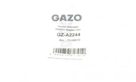 Шайба под форсунку Renault Master III 3.0 dCi 03- (8.3x16x8) (к-кт 8шт) GAZO GZ-A2244