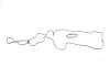 Прокладка крышки клапанов (R) BMW 5 (F10)/7 (F01/F02/F03/F04)/X5 (E70)/X6 (E71/E72) (N63) 07- (к-кт) GAZO GZ-A2400 (фото 1)