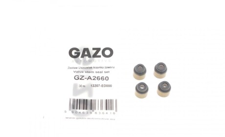 Сальник клапана (випуск) Mitsubishi Lancer 1.5/1.6 MIVEC 10- (к-кт 4 шт.) GAZO GZ-A2660
