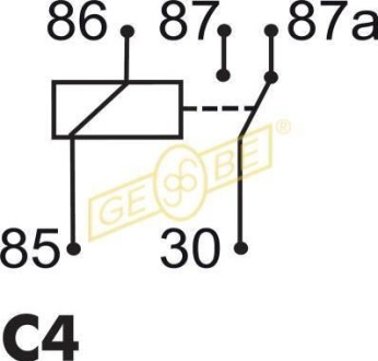 Катушка зажигания двигателя GEBE 9 4599 1