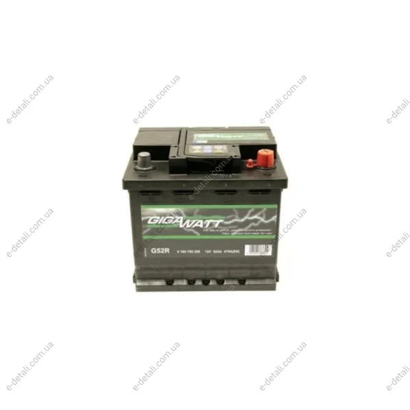 Акумуляторна батарея 52А GIGAWATT 0185755200 (фото 1)