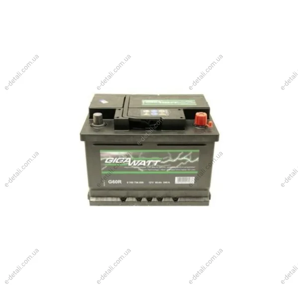 Акумуляторна батарея 60А GIGAWATT 0185756009 (фото 1)