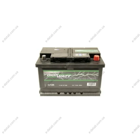 Акумуляторна батарея 72А GIGAWATT 0185757209 (фото 1)