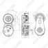 JAGUAR Натяжний пристрій XF I (X250) 3.0 08-15, LAND ROVER DISCOVERY III (L319) 4.4 04-09, RANGE ROVER III (L322) 4.2 05-12 GMB GAT20270 (фото 3)