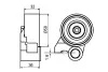 Ролик натяжной TOYOTA LAND CRUISER (пр-во) GMB GT60210 (фото 4)