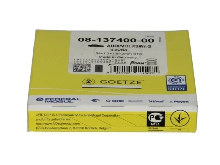 Кільця поршневі,комплект GOETZE 08-137400-00
