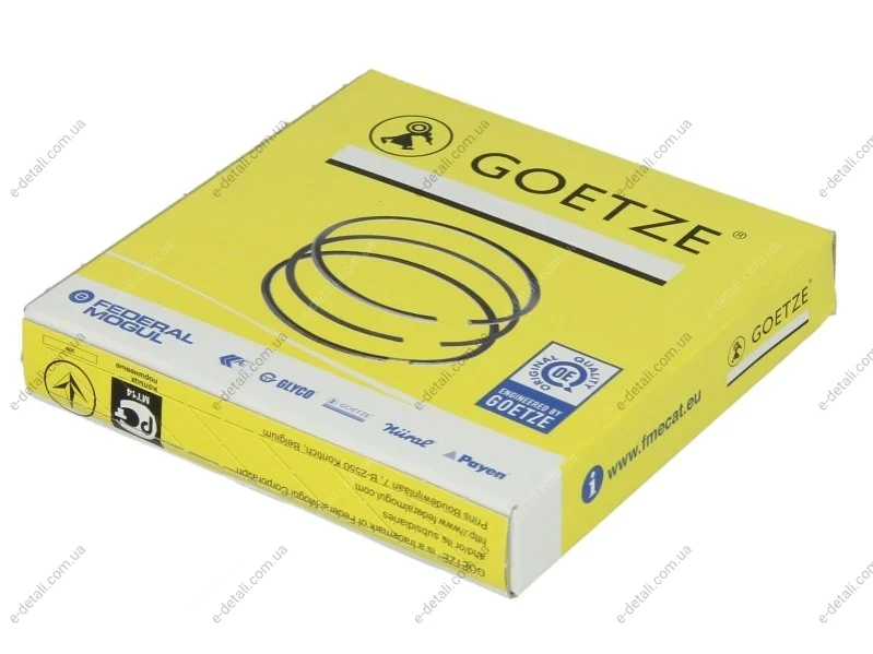 Комплект кілець на поршень GOETZE 08-137507-10 (фото 1)