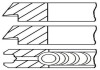 Кольца поршневые на 1 цилиндр GOETZE 08-140500-00 (фото 1)