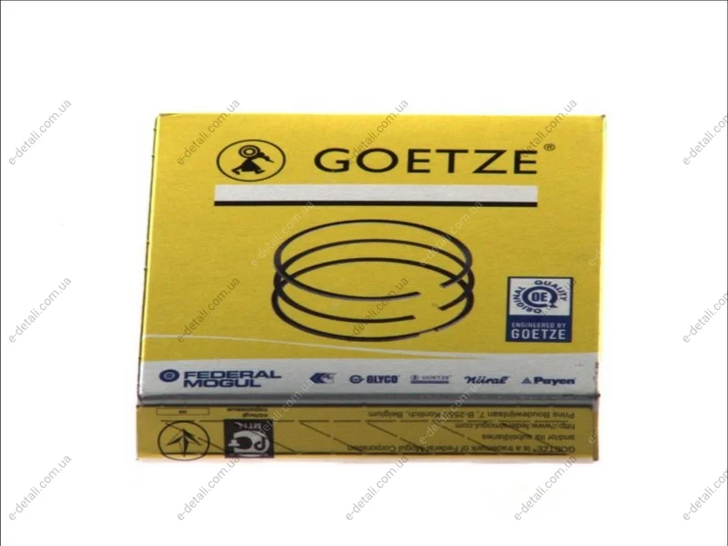 Кольца поршневые на 1 цилиндр GOETZE 08-307200-00 (фото 1)