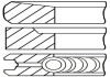 Комплект кілець на поршень GOETZE 08-431707-00 (фото 1)