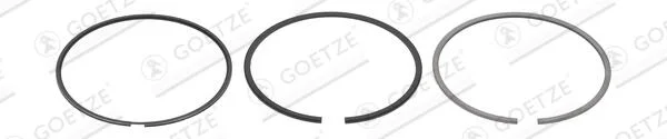 Комплект кілець поршневих з 3 шт. GOETZE 08-449707-00 (фото 1)