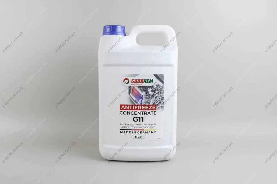 Антифриз G11 BLUE (синій) концентрат (5L) (GERMANY) GOODREM R80G11-BLU-005 (фото 1)
