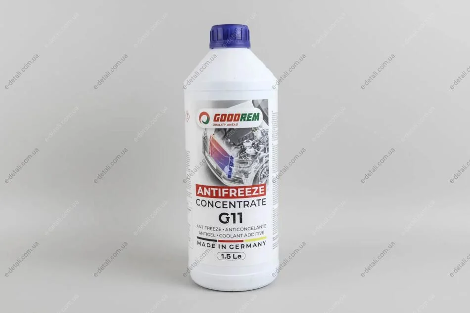 Антифриз G11 BLUE (синій) концентрат (1.5L) (GERMANY) GOODREM R80G11-BLU-015 (фото 1)