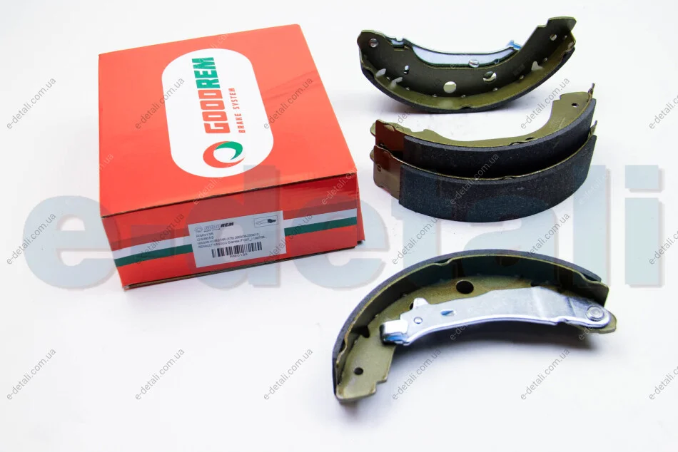 Гальмівні колодки зад. Kangoo 97- (228x42) (Bdx) GOODREM RM0135 (фото 1)