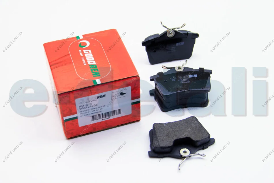 Гальмівні колодки зад. Berlingo/Partner 08- GOODREM RM1013 (фото 1)
