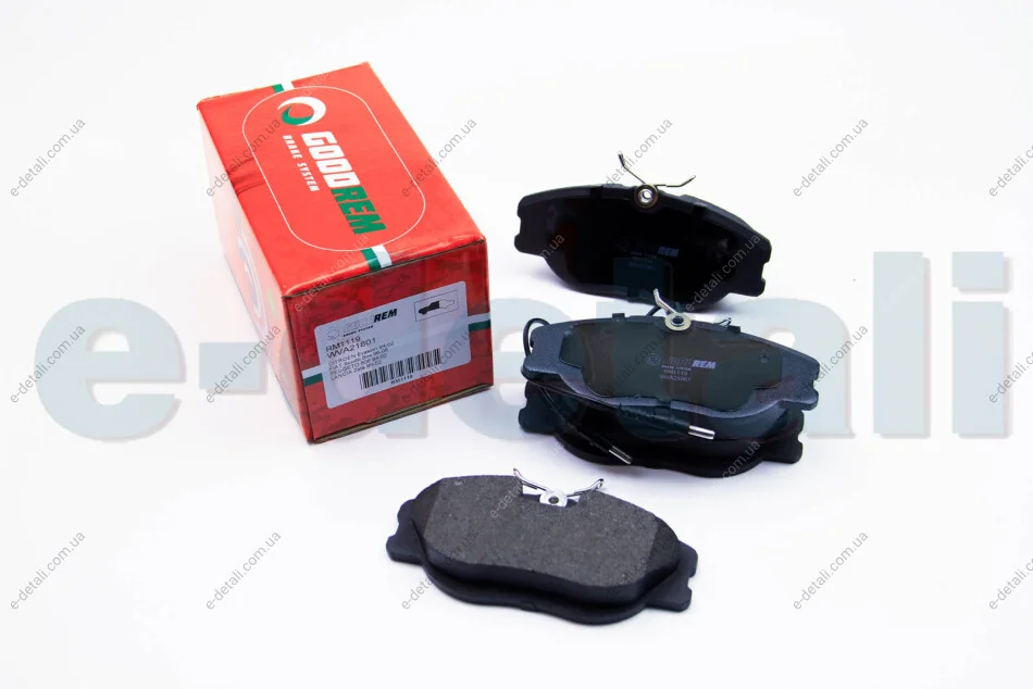 Тормозные колодки пер. Jumpy/Scudo/Expert 96- (Lucas) GOODREM RM1119 (фото 1)