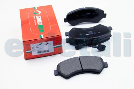 Гальмівні колодки пер. Jumper/Ducato/Boxer 06- (1.7t) GOODREM RM1164