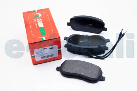 Гальмівні колодки пер. Jumpy/Scudo/Expert 00- (Lucas) GOODREM RM1177