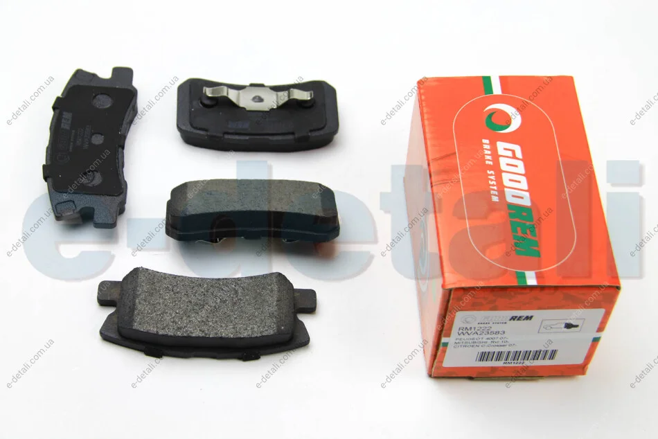 Гальмівні колодки зад. Mitsubishi Outlander/Peugeot 4007 06- (akebono) GOODREM RM1222 (фото 1)
