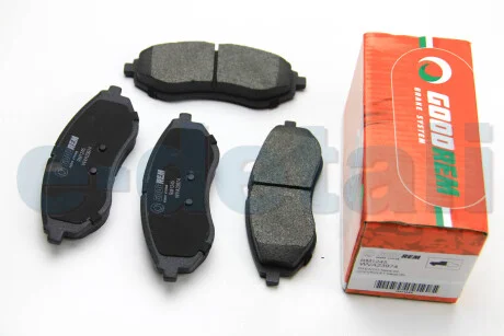 Тормозные колодки пер. Chevrolet Aveo 06- (akebono) GOODREM RM1245