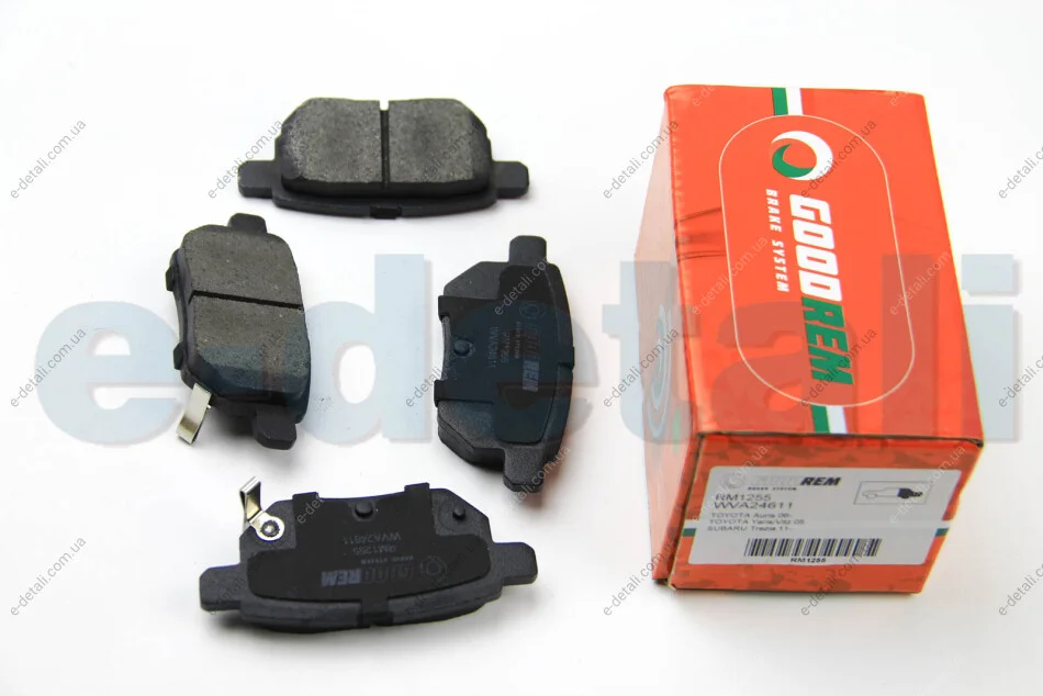 Тормозные колодки зад. Toyota Corolla/Yaris 05- GOODREM RM1255 (фото 1)