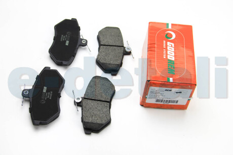 Тормозные колодки пер. Caddy II/Golf IV 91-06 (TRW) GOODREM RM1256