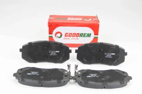 Тормозные колодки пер. Kia Carens 07-/Sportage 04- (mando) GOODREM RM1269