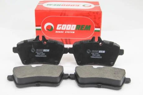 Тормозные колодки пер. Yaris/W169/W245 04- GOODREM RM1283