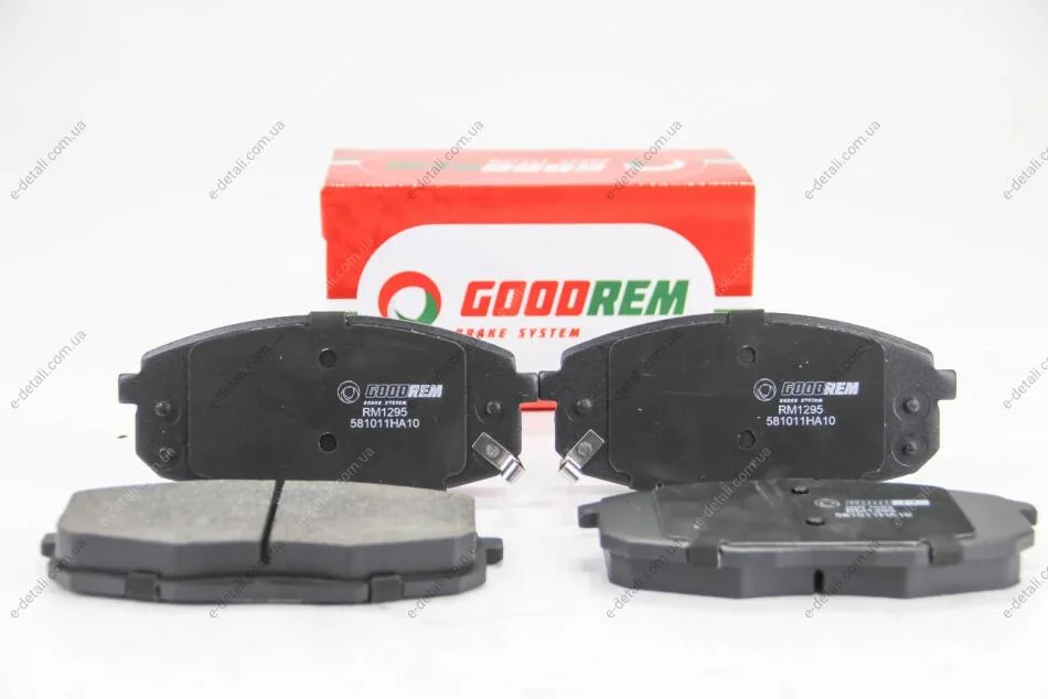 Тормозные колодки пер. Hyundia i30/KIA C'eed 02- GOODREM RM1295 (фото 1)