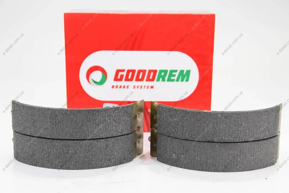 Гальмівні колодки зад. Nissan Micra 03-10/ Note 02-12/ Tiida 07-12 (Lockheed) GOODREM RM1296 (фото 1)